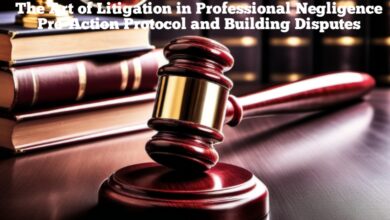 The Art of Litigation in Professional Negligence Pre-Action Protocol and Building Disputes